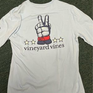Vineyard Vines long sleeve men’s lacrosse tee